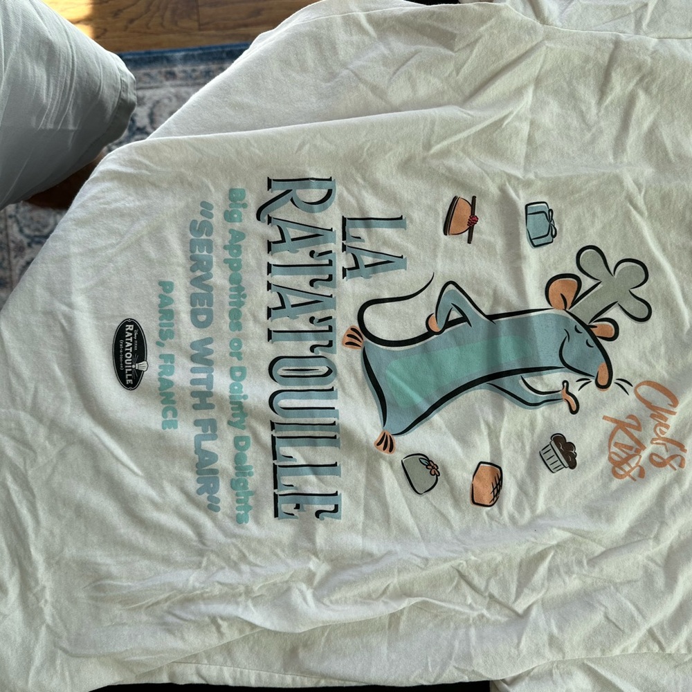 Disney White Ratatouille Graphic Tee